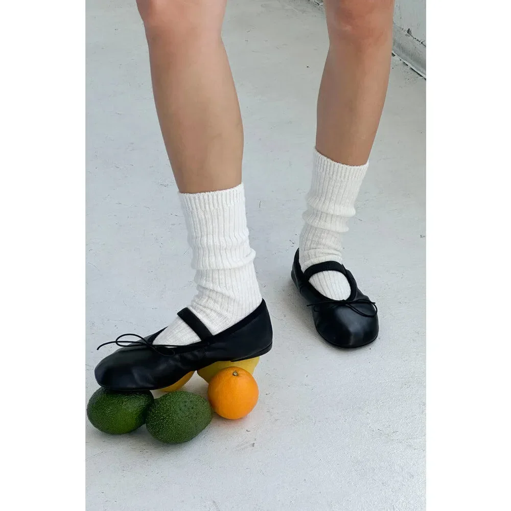 Le Bon Shoppe - Cottage Socks | White Linen